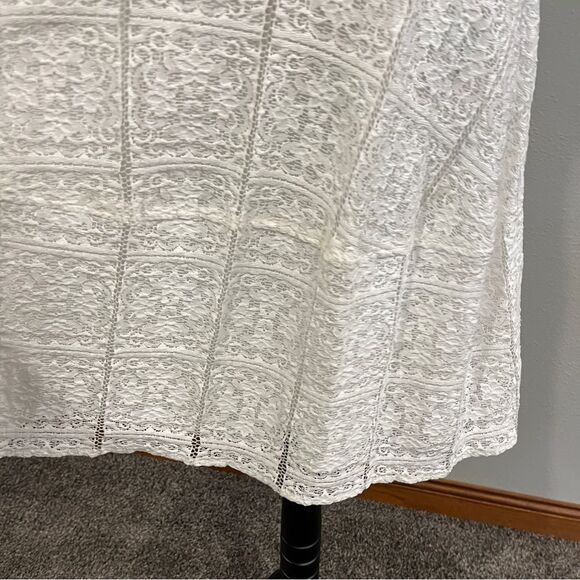Tommy Hilfiger White sleeveless Lace Mini Dress size 14 - Picture 5 of 13